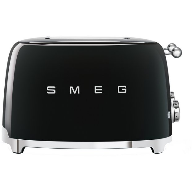 Smeg 4 slice retro toaster black, imported from the UK