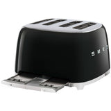 Smeg 4 slice retro toaster black, imported from the UK