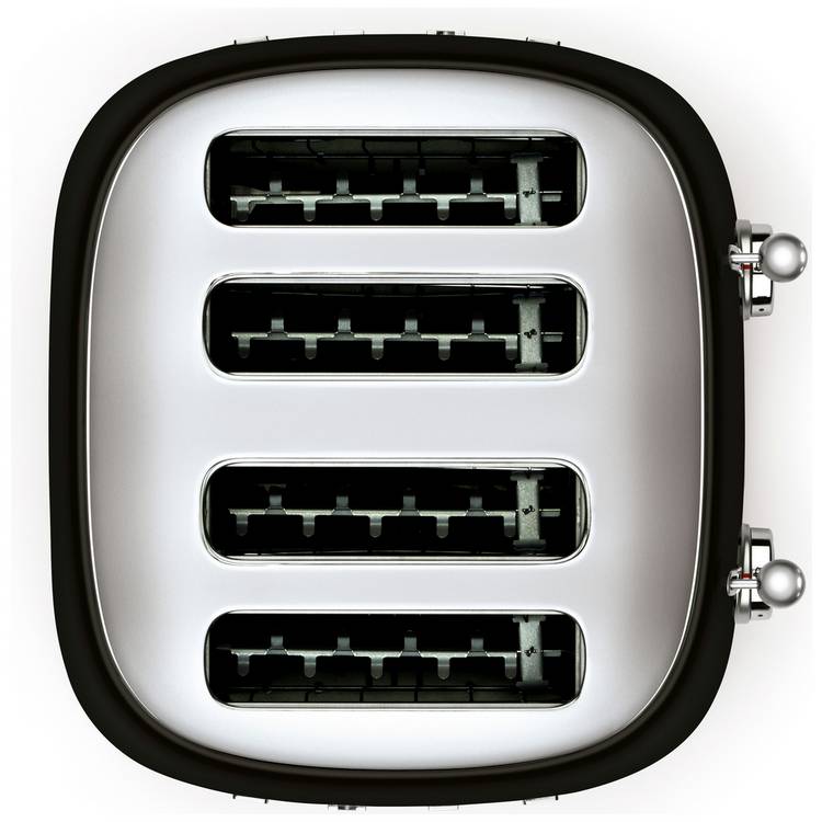 Smeg 4 slice retro toaster black, imported from the UK