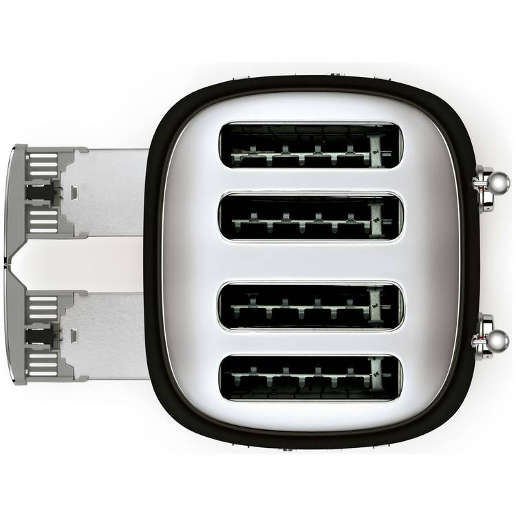 Smeg 4 slice retro toaster black, imported from the UK