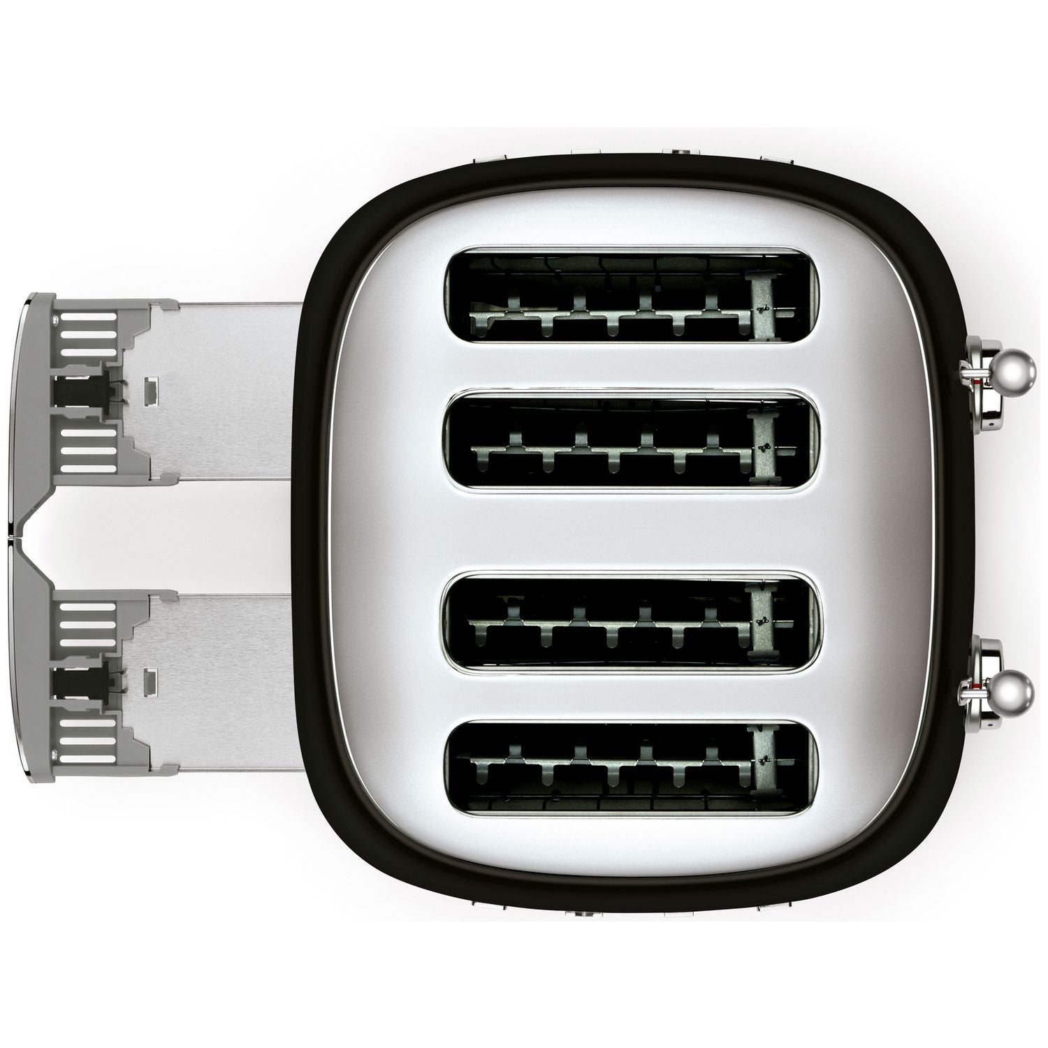 Smeg 4 slice retro toaster black, imported from the UK