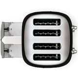 Smeg 4 slice retro toaster black, imported from the UK