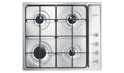 Plaque de cuisson à gaz Smeg Cucina S64S 60 cm Acier Inoxydable