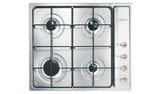 Smeg 60cm stainless steel gas hob (British brand)