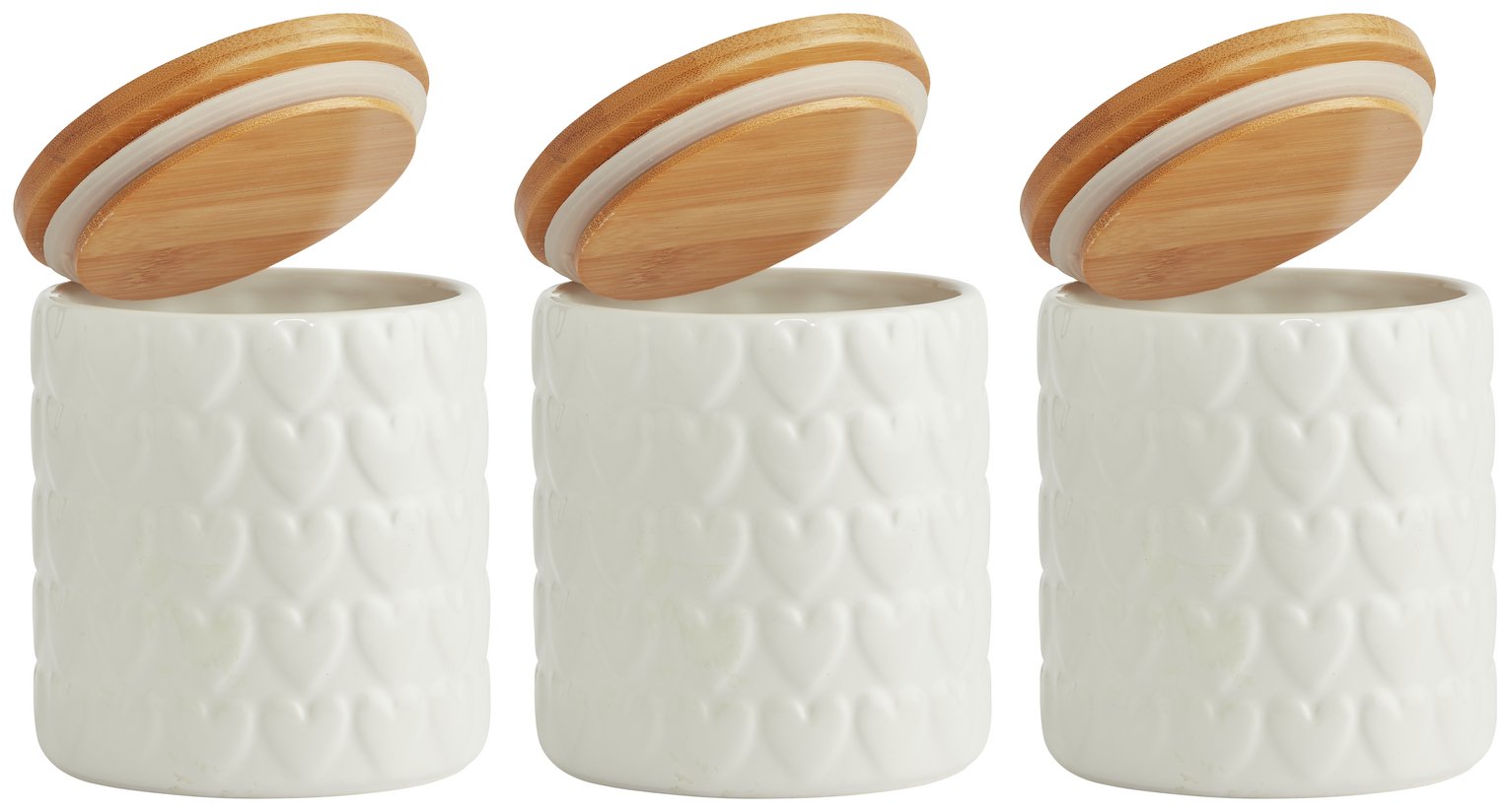 Habitat ceramic canisters pack of 3, UK version