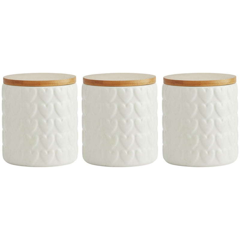 Habitat ceramic canisters pack of 3, UK version
