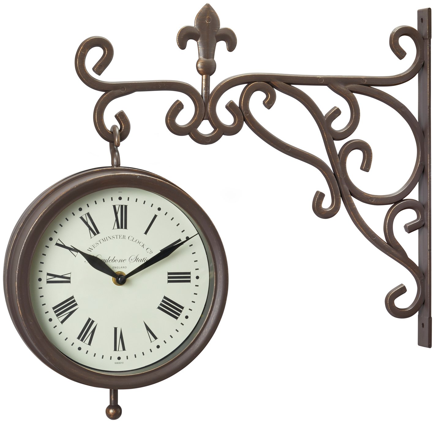 Smart Garden traditional garden wall clock 33x36x9cm (British brand)