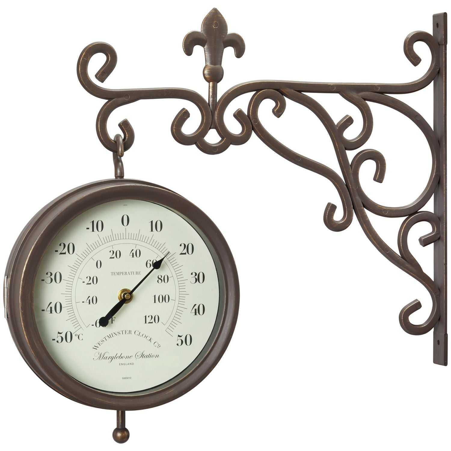 Smart Garden traditional garden wall clock 33x36x9cm (British brand)