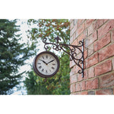 Smart Garden traditional garden wall clock 33x36x9cm (British brand)