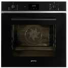 Smeg black built-in electric oven with 70L capacity (British brand)