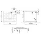 Smeg Cucina gas hob 60cm (British brand)