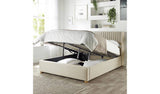 CL Soho Twill Double Ottoman Bedframe in Natural - British product