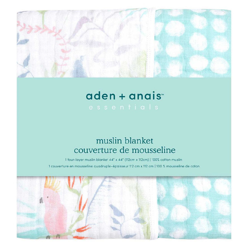 aden + anais™ Essentials Cotton Muslin Blanket Tropicalia