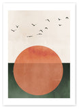 East End Prints Rising Sun wall print A2, imported from the UK