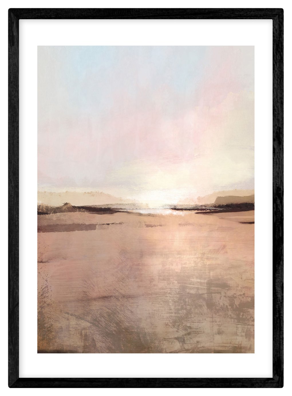 East End Prints New Dawn Landscape Framed Wall Print A2 - British product