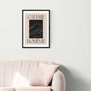East End Prints La Vie Boheme A2 framed print - British product