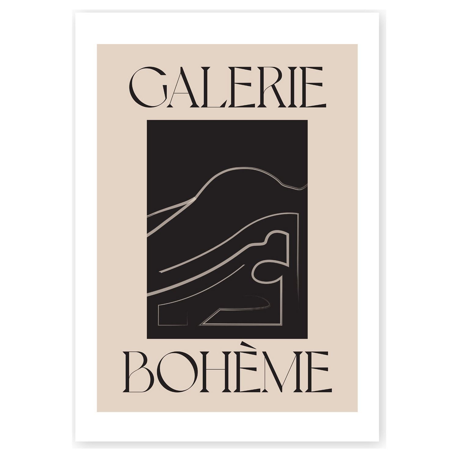 East End Prints La Vie Boheme unframed wall print A2 - British product