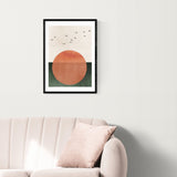 East End Prints Rising Sun framed wall print A2 - British product