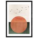 East End Prints Rising Sun framed wall print A2 - British product