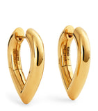 Engelbert Medium Yellow Gold Drop Link Earrings - British product