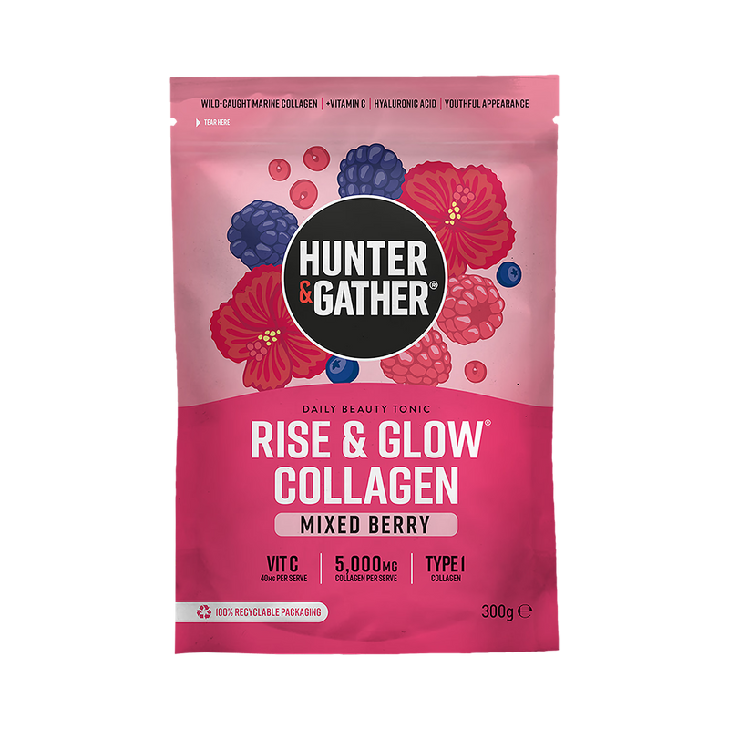 Hunter & Gather Rise & Glow collagen 300g, UK version