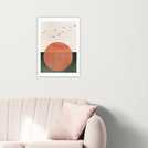 East End Prints Rising Sun unframed wall print A3 - British product
