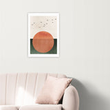 East End Prints Rising Sun unframed wall print A3 - British product