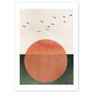 East End Prints Rising Sun unframed wall print A3 - British product