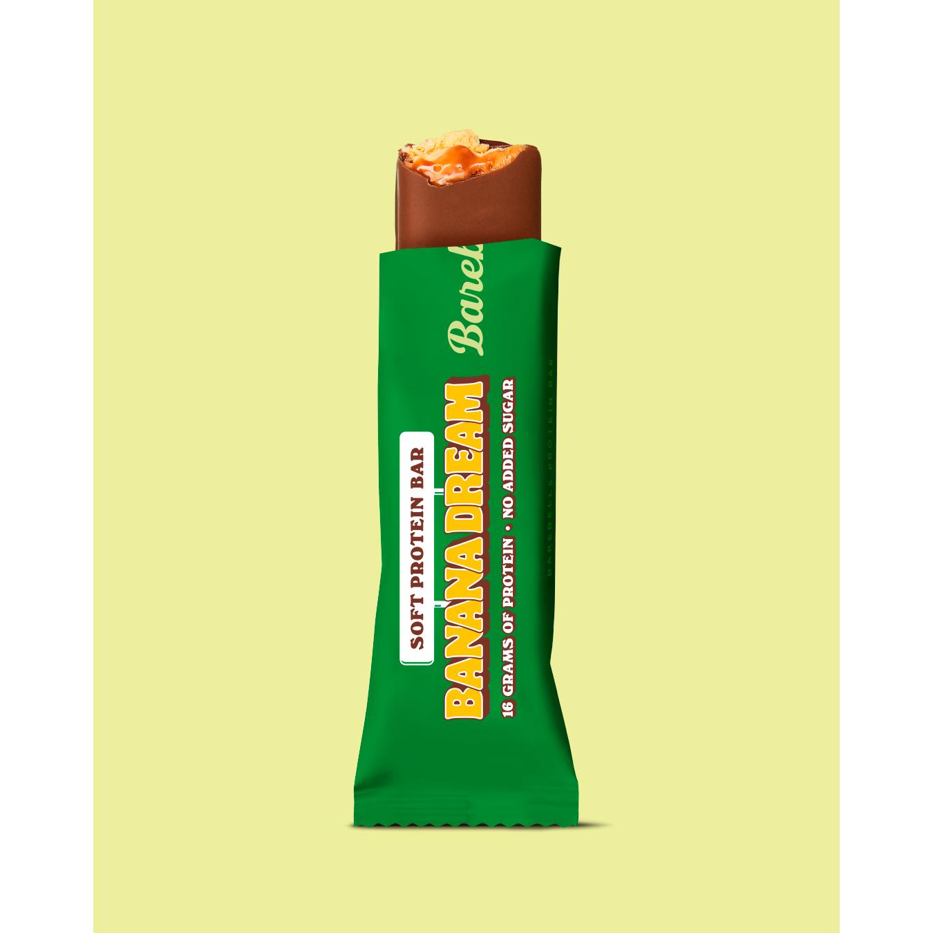 Barebells Soft Protein Bar Banana Dream 55g - British product