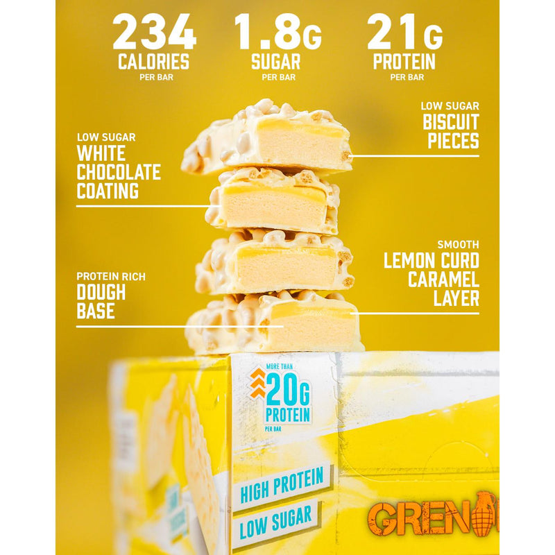 Grenade lemon cheesecake protein bar 60g, UK version