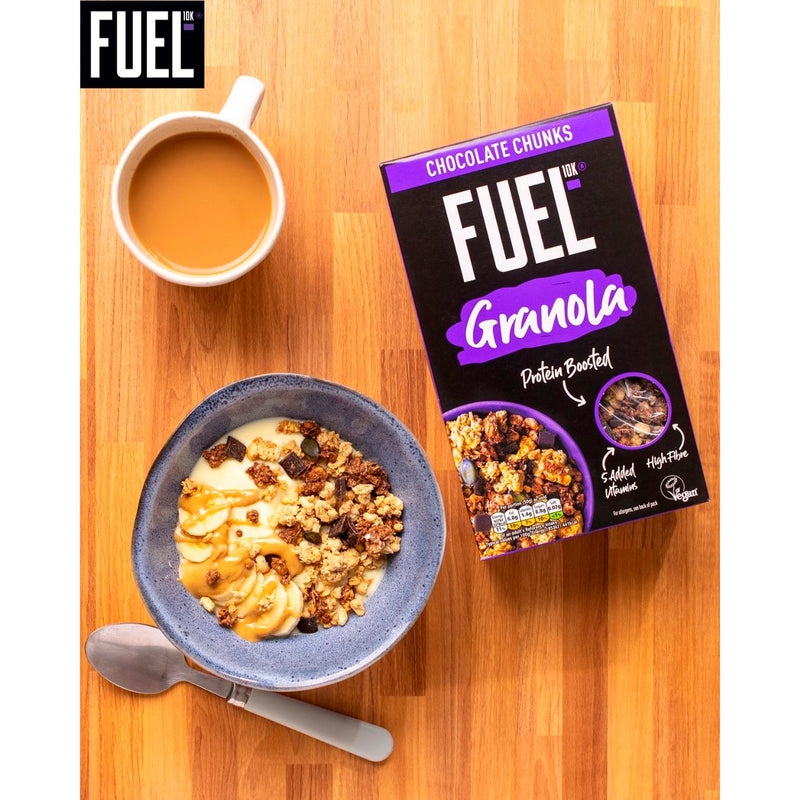 FUEL10K Protein Chocolate Granola 400g - British product