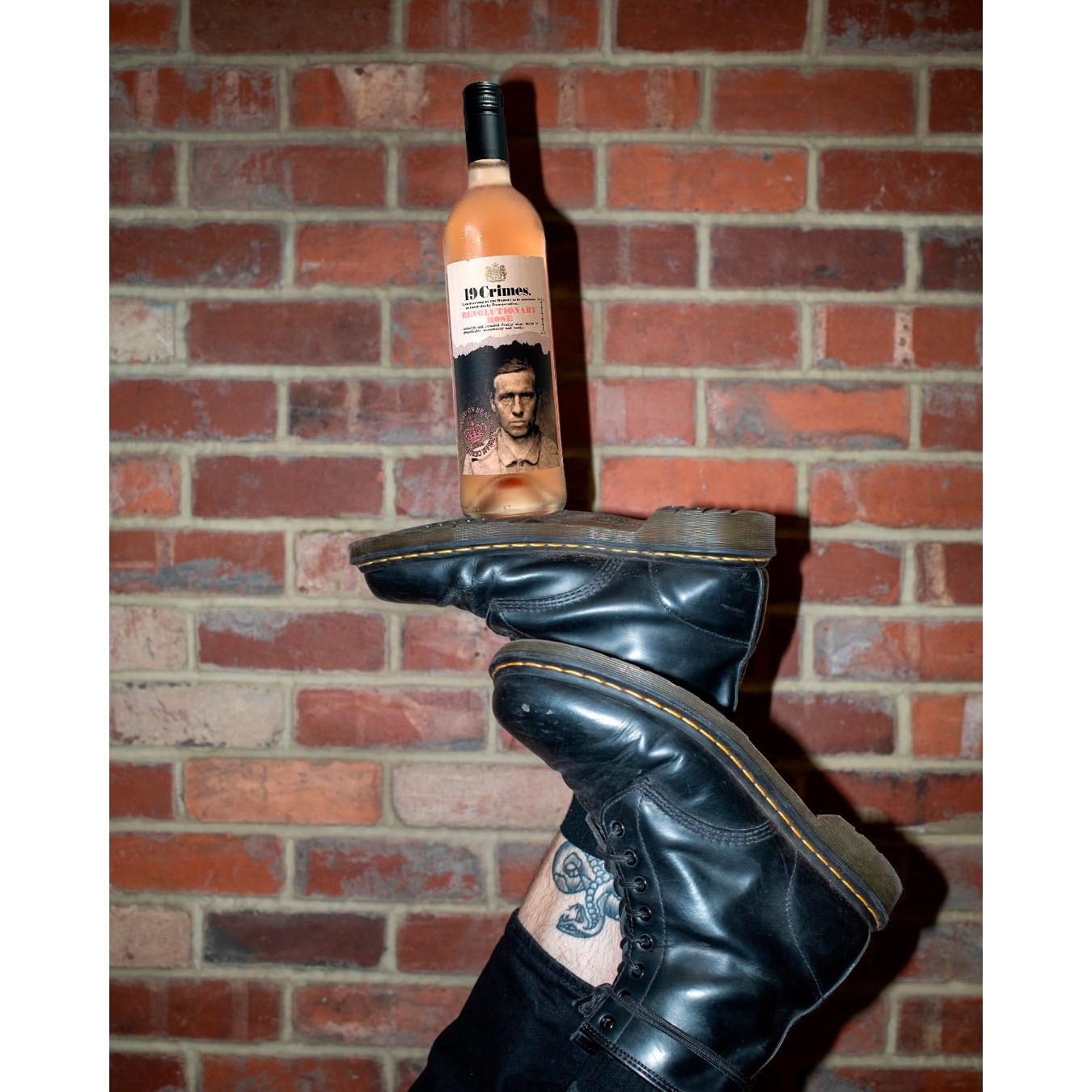 19 Crimes Revolutionary Rosé wine 75cl, imported from the UK