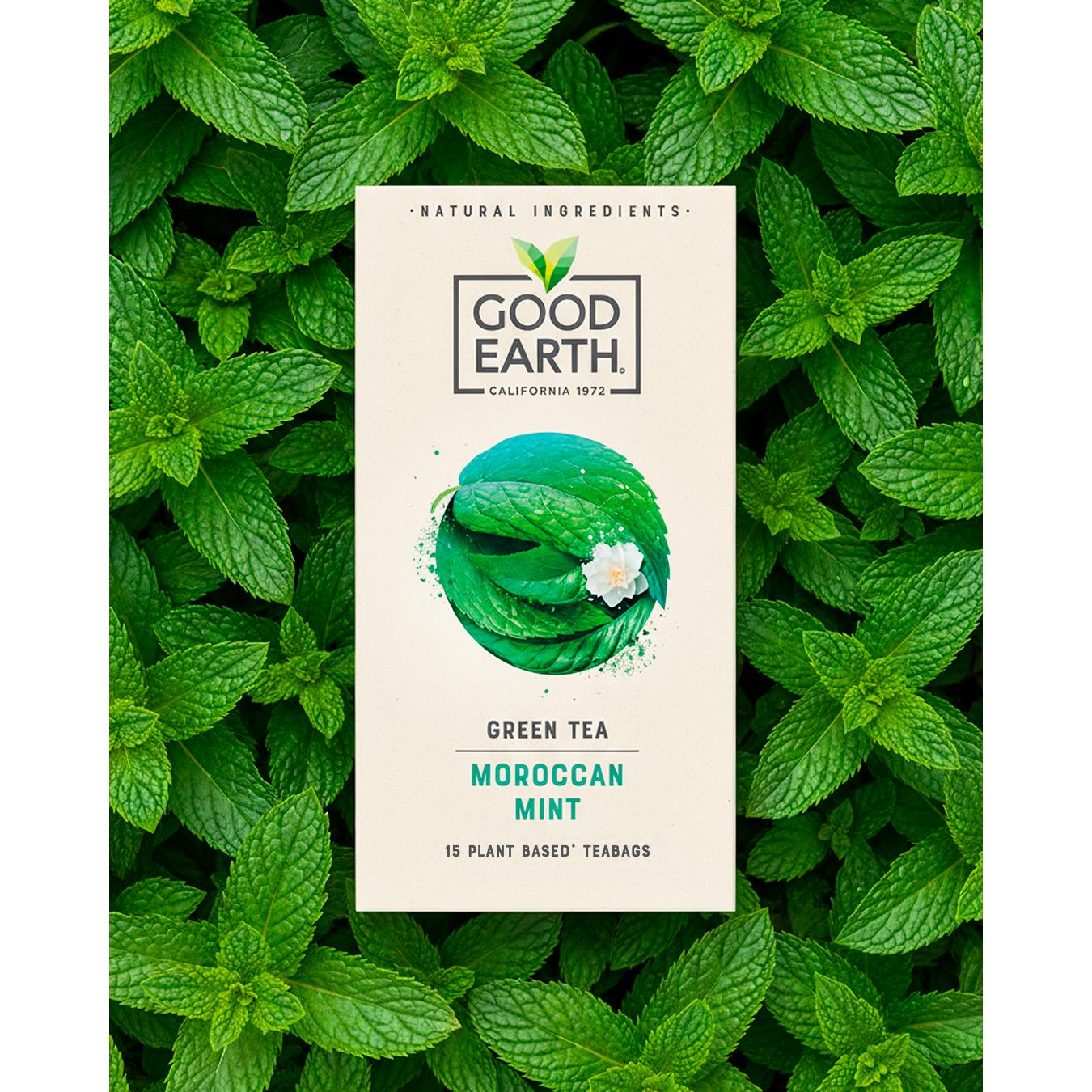 Good Earth Moroccan Mint Tea Bags 15 count, imported from the UK