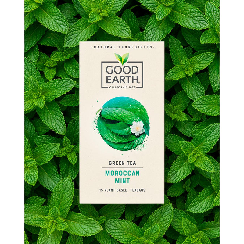 Good Earth Moroccan Mint Tea Bags 15 count, imported from the UK