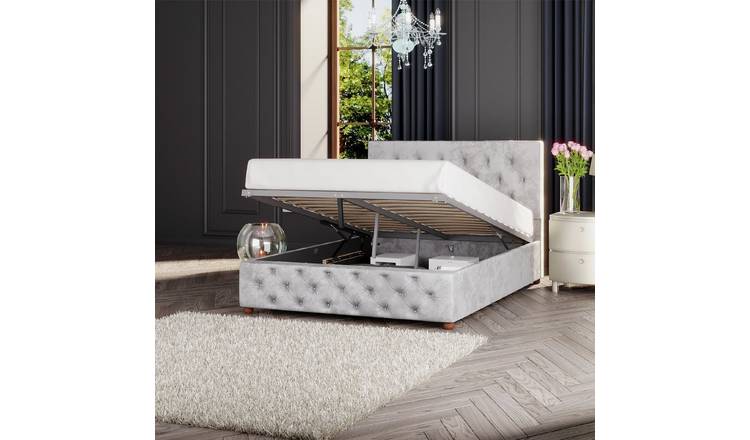 LLB Ottoman Bedframe Silver Small Double, UK version