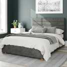 Aspire Kelly Ottoman bedframe Granite Superking - British product