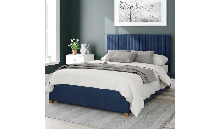 Aspire Ottoman Bedframe Navy Superking - British product