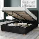 Aspire Double Ottoman Bedframe in Charcoal - British product