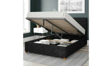 Aspire Kelly Ottoman Bedframe in Charcoal Superking - British product
