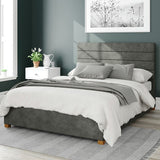 Aspire Kelly Linen Kingsize Ottoman Bedframe Granite - British product