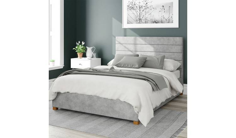 Aspire Ottoman Bedframe Silver Double - British product