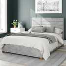 Aspire Ottoman Bedframe Silver Double - British product