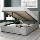 Aspire Ottoman Bedframe Silver Double - British product