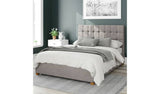 Aspire ottoman bed frame silver double - British product