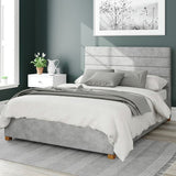 Aspire Superking Ottoman Bedframe Silver - British product