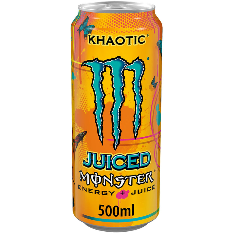 Monster Khaotic energy drink 500ml x 12, imported from the UK