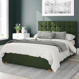 Aspire Ottoman Bedframe Forest Green Kingsize - British product