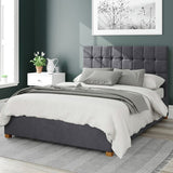 Aspire Sinatra Velvet Double Ottoman Bed Frame - British product