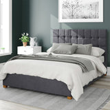 Aspire Sinatra Velvet Double Ottoman Bed Frame - British product