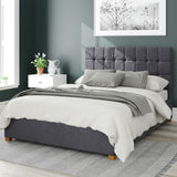 Aspire Sinatra Velvet Double Ottoman Bed Frame - British product